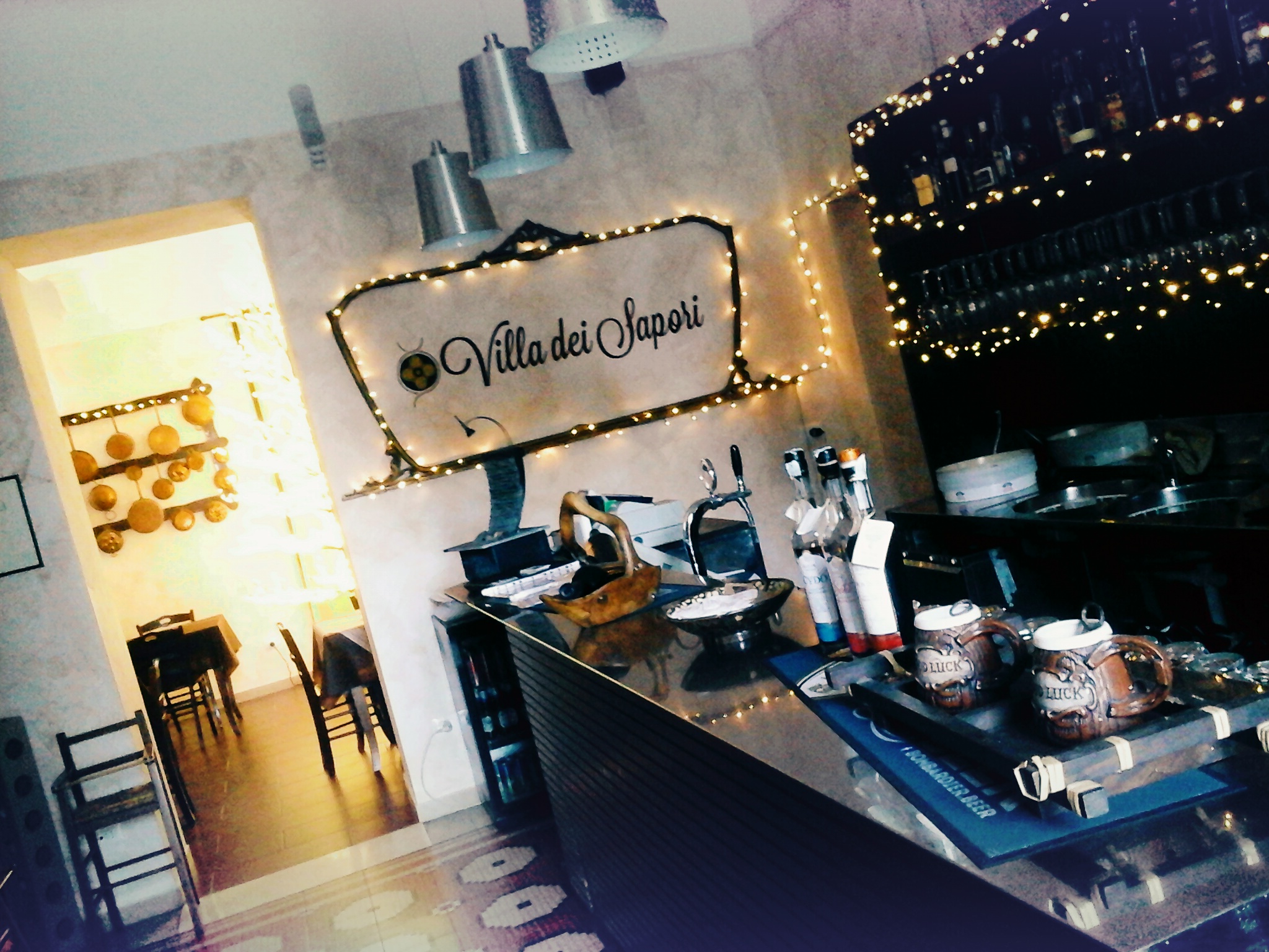 Sala interna di Villa Dei Sapori