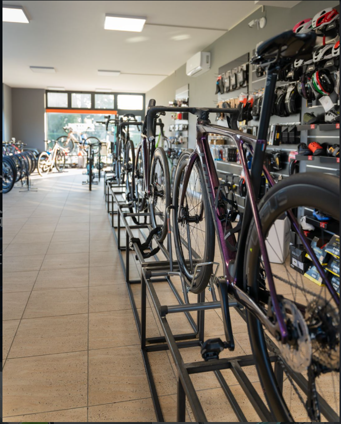 Interno del negozio Grint Bike